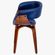 Cadeira Elba Nicole Betina Azul -3-